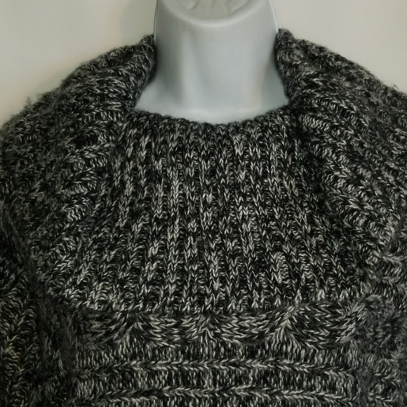 I Love Boy Meets Girl Sweater L Cowl Black SHORT - Picture 6 of 7